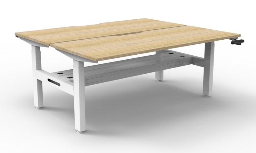 Boost Manual 2 Person Double Sided Workstation